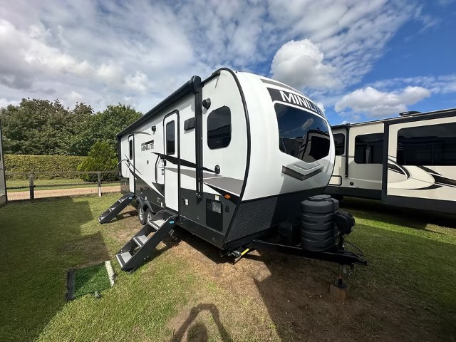 Exterior of Rapid Rehouse travel trailer accommodation unit